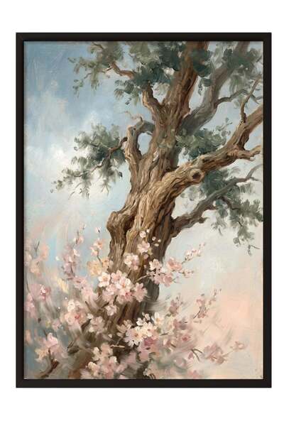 Postifull Nature Scenery Poster – Black-Framed Painting No:160183