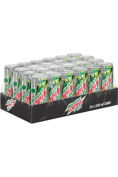 Mountain Dew مشروب غازي خالٍ من السكر، علب، 24 × 330 مل
