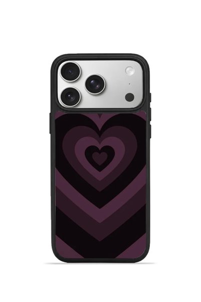 PiyasaSepeti غطاء هاتف iPhone 17 Pro Vorian Black Hole، لون بوردو، بتصميم طبق...
