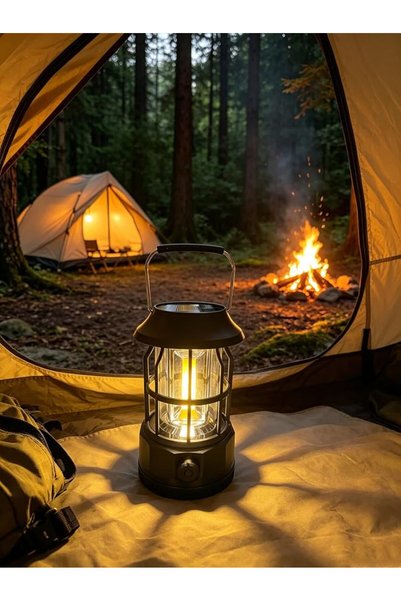 GENERAL Rechargeable Solar Camping lamp 1 lamp 2 Mode Portable Electric Tent ...
