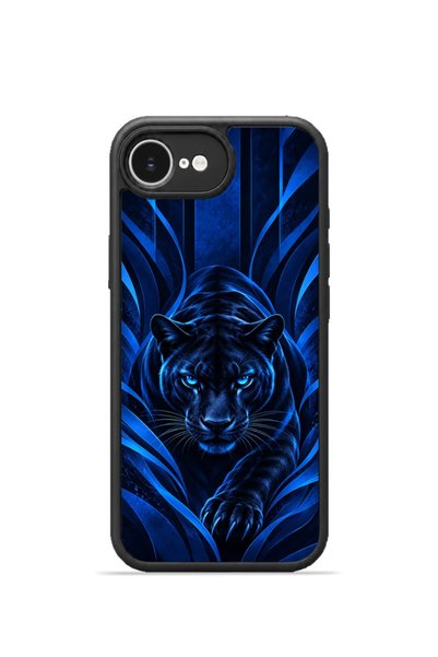 PiyasaSepeti غطاء هاتف iPhone 16e Vorian Black Hole باللون الأزرق الداكن والأ...