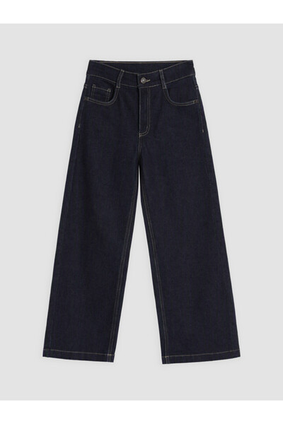 LC Waikiki Rmz Gi̇yi̇m Farkiyla Wide Leg Girls' Jean Pants