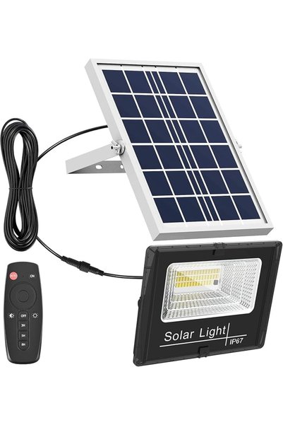 GENERAL Solar Flood Light Outdoor Auto On/Off Dusk to Dawn
