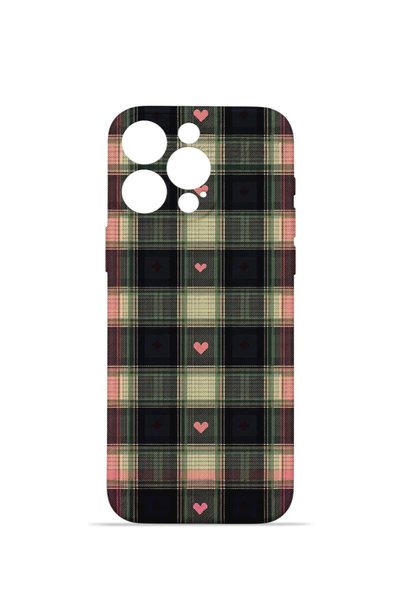 PiyasaSepeti iPhone 14 Pro Vorian Camera-Protective Case with Heart-Shaped Vi...
