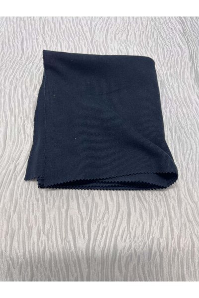 Yiğit Kumaş Thessaloniki Fabric, Lightly Brushed, Piece 45X170 cm - Navy Blue