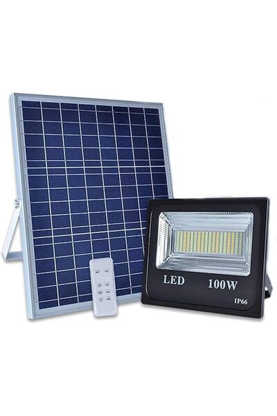 GENERAL كشاف LED بقوة 100 واط، كشافات LED تعمل بالطاقة الشمسية | أضواء شمسية ...