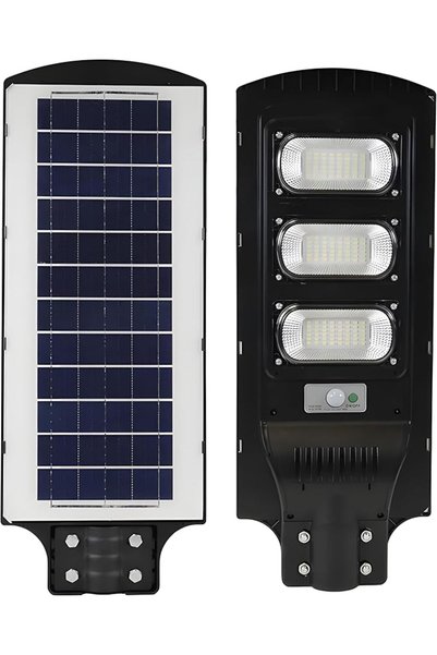 Generic مصباح الشارع الشمسي OKELY IP66 - مصباح LED خارجي متكامل مع جهاز تحكم ...