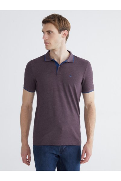 LC Waikiki Rmz Gi̇yi̇m Farkiyla Devrik Roba Collar Plain Men's T-Shirt
