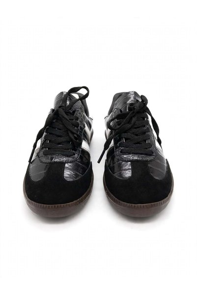Trendlov Run Kadın Sneaker - Croco Desen Süet Spor Ayakkabı