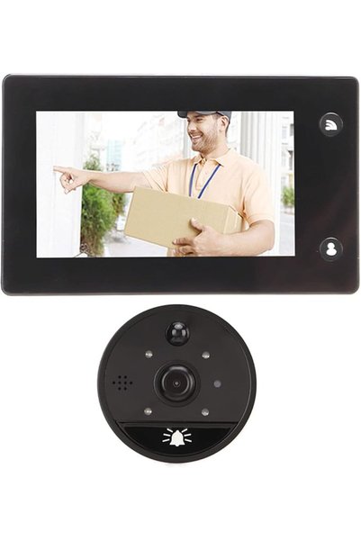 GENERAL Wireless Doorbell Camera, Wifi Door Peephole Viewer Video Doorbell Ca...