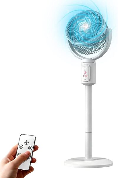 Generic Oscillating Fan 180° Oscillating 5 Speeds Rechargeable Adjustable Height