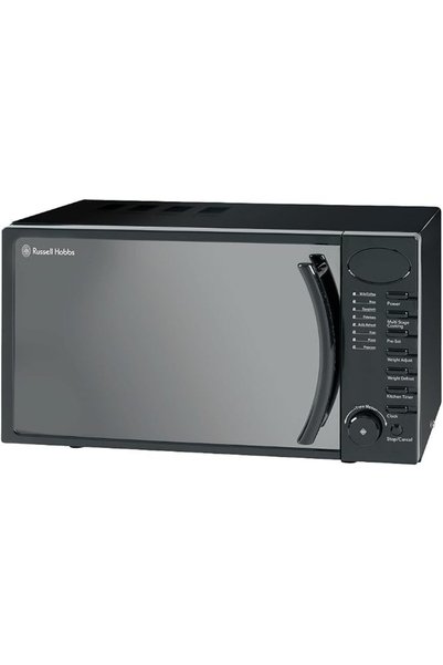 RUSSELL HOBBS RHM1714B 17 Litre 700 W Black Digital Solo Microwave with 5 Pow...