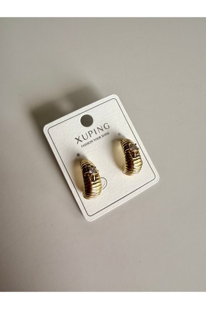 Xuping 14K Kararmaz Kuyum İşçiliği VIP Küpe