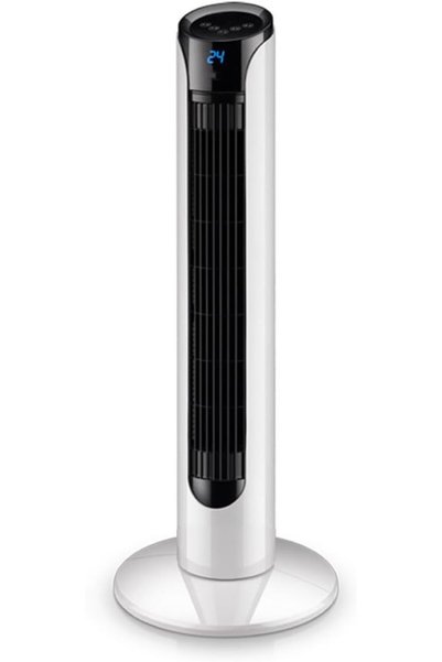 GENERAL Creative Floor-standing Bladeless Tower Fan/Household Remote Control ...