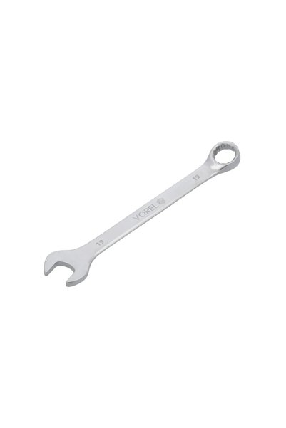 Vorel Combination wrench VOR51684 19 mm, satin finish, chrome vanadium steel