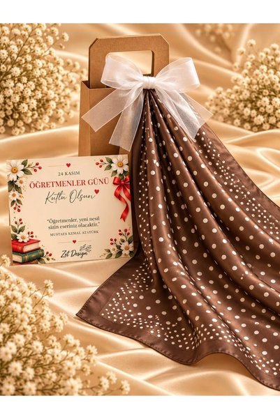 Zet Design Special Gift Box for Teachers' Day with a Scarf