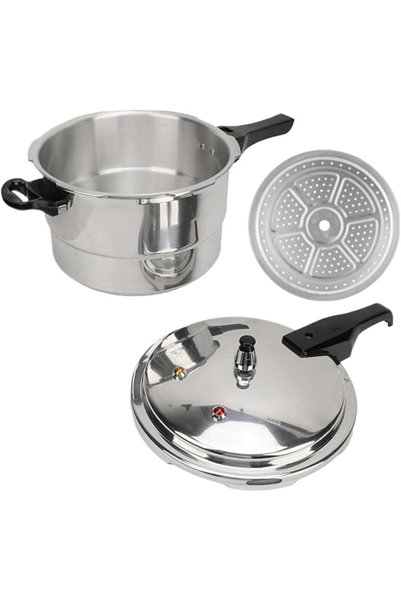 GENERAL Induction Pressure Cooker |   5L Pressure Cooker with Steam Insert, A...