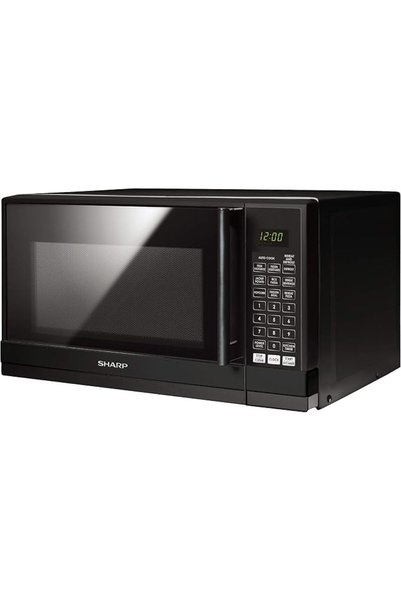 Sharp 20 Liter Yellow LED Digital Solo Handle Microwave, Black R-20GHM-BK3 wi...