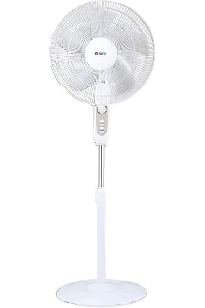 Techno Best 60W Stand Fan/ 16 Inch Diameter/5AS Blade/ 90° Wide Swing/3 Speed...