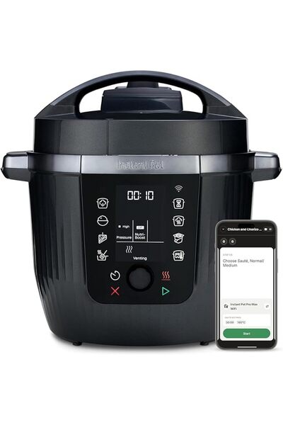 GENERAL Instant Pot Pro 10-in-1 Multi-Function 5.7L - Black, Pressure Cooker,...