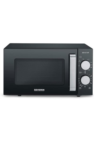 Severin MW 7762 2-in-1 Microwave with Grill, Use on 2 Levels, Flat Glass Base...