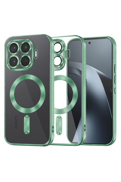 Asteroid Gsm - MagSafe de lux cu cristale - Xiaomi 17T Pro - Verde deschis