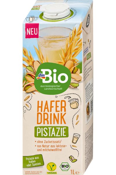 OEM UHT drink based on fermented oats and pistachios, 1 l