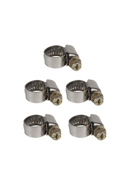 OEM Coliere pentru furtun Einhell Ø8-12 mm, pachet 5 bucăți