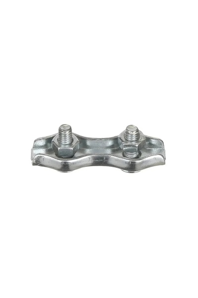 Crisso Double clamp for steel cable Crisor 371115B 8 mm, 2 pcs.