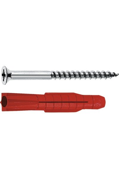 OEM Plastic dowels with Tox Tri screw 6x51 mm, pack of 8 pieces
