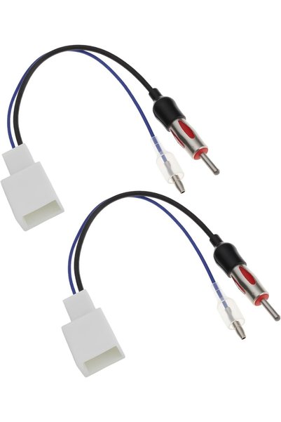 Generic The Lord of the Tools 2Pcs Car Aerial Antenna Adaptor to DIN Compatib...