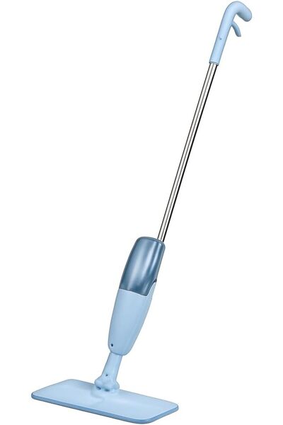 Generic ممسحة رذاذية زرقاء لتنظيف الأرضيات - وسادة تنظيف من الألياف الدقيقة ق...
