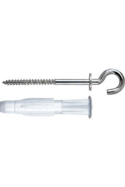 OEM Plastic dowels with round hook Tox Pirat Longbird 8x80 mm, pack of 2 pieces
