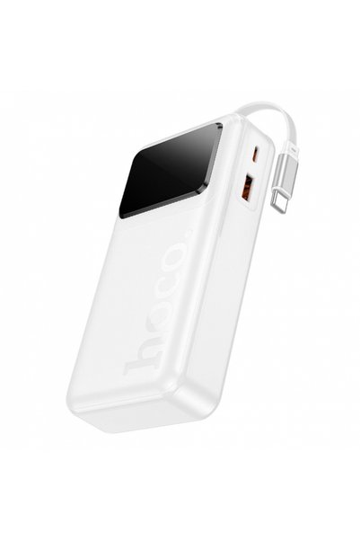 Hoco Baterie Externa Q41, 20000mAh, 22.5W, QC + PD, 1 x USB-A - 2 x USB-C, Alba
