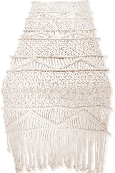 Generic Macrame Table Runner, Woven Wedding Table Decor, Boho Table Runner fo...