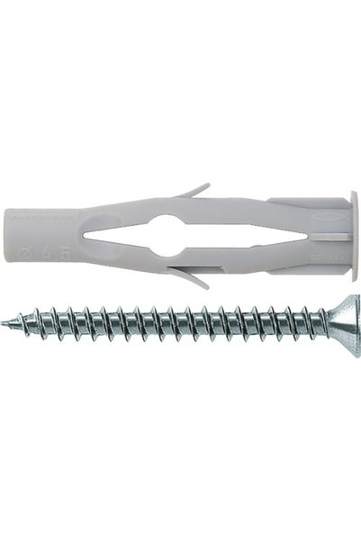 OEM Πλαστικά ούπα με βίδα Fischer FU 10x60 χιλ., συσκευασία 4 τεμαχίων
