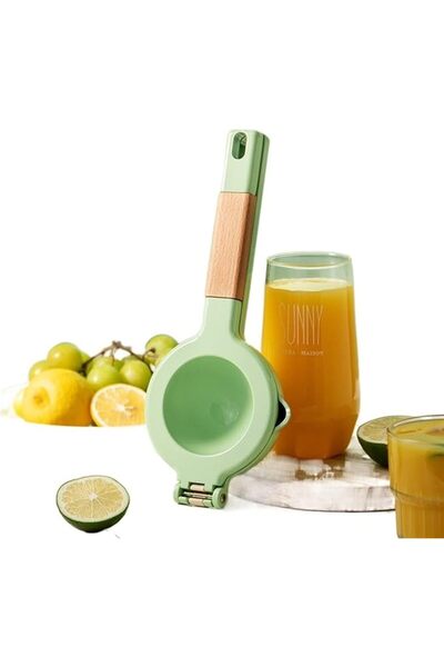 GENERAL Juicer Metal Fruit Juicier Hand Press Household Wood Lemon Clips Kitc...