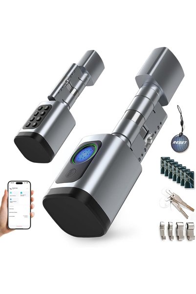 Generic A-Link Smart Lock – 5-in-1 Keyless Entry | Tuya Bluetooth App, 2 Mech...
