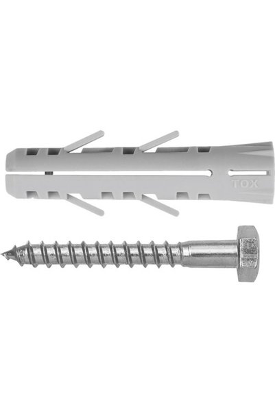 OEM Πλαστικά ούπα με βίδα Tox Barracuda 10x50 χιλ., συσκευασία 4 τεμαχίων