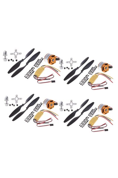 Generic 4 قطع محرك بدون فرشاة A2212 1000KV، 4 قطع وحدة تحكم إلكترونية (ESC) ب...