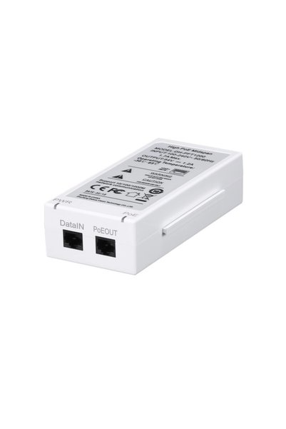 DAHUA Pft1200، جهاز توزيع طاقة عبر الإيثرنت (Midspan) بمنفذين، يدعم تقنية Gig...