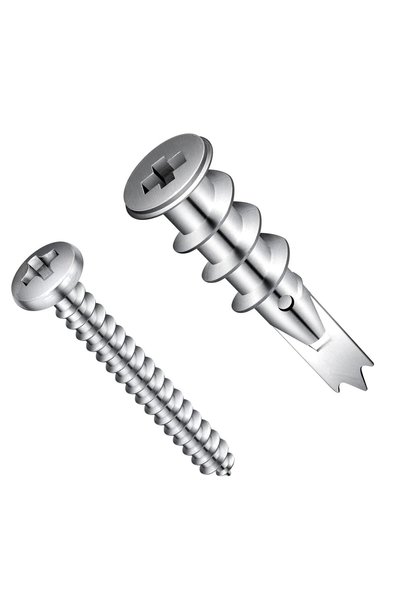 Generic NALACAL Self-Drilling Drywall Anchors, 8 Hollow-Wall Anchor Kit with ...