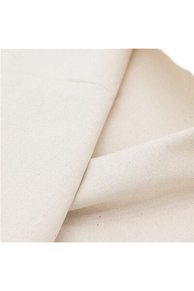 Generic Nature Linen Needlework Fabric, Plain Solid Colour Linen Cloth Hemp J...