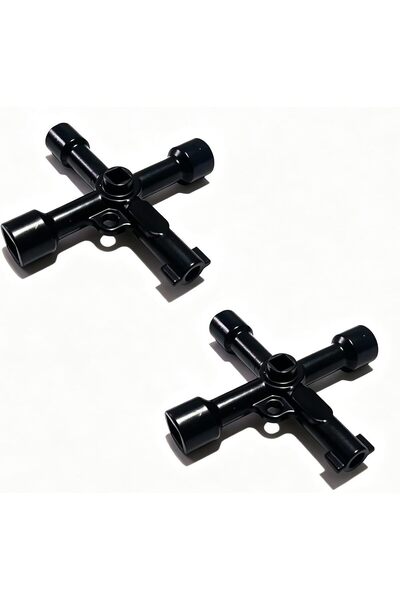 Generic Utility 4-Way Multi-Functional Utilities Keys,Gas Key, 2 Pcs Electric...