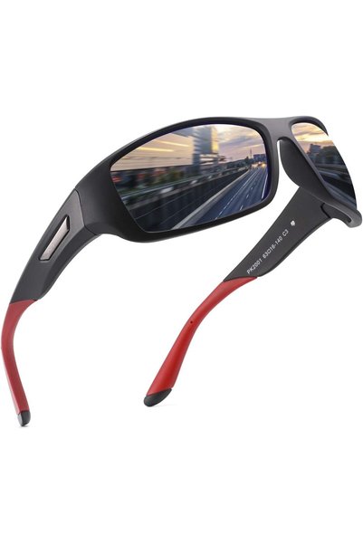Generic Polarized Sports Sunglasses for Men and Women - Lightweight TR90 Fram...