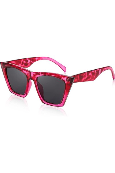 Generic Vintage Square Cat Eye Sunglasses Oversized Women Fashion Sun Glasses...