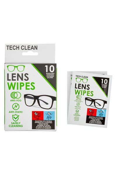 SHOPIENS Set de 10 servetele umede anti aburire pentru curatat ochelari Shopi...