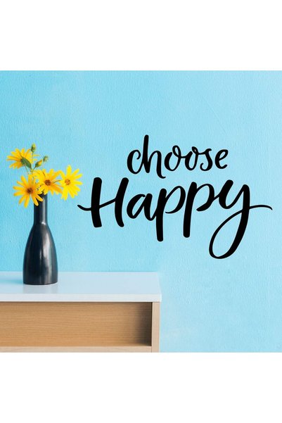 Generic اختر ملصق الحائط السعيد |   ملصق حائط كبير (14 بوصة). ارتفاع × 22 بوص...