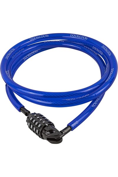 Generic Weatherproof Straight Security Cable Lock (5ft to 25ft Lengths) with ...