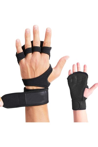 Generic Fitness Gloves for Gym Workout, Cross Training, Weightlifting With Wr...